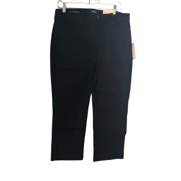 NYDJ Denim - NWT NYDJ Capri Black Raw Hem Jeans